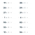 0 Times Table Lessons Printable Worksheets Charts AstroSafe