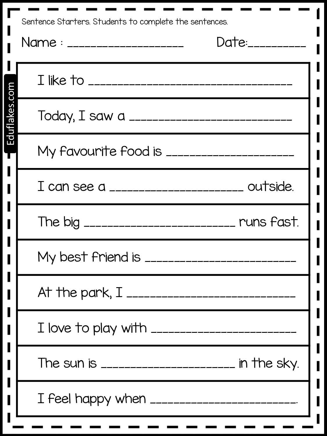 18 4 Types Of Sentences Worksheets Free PDF At Worksheeto