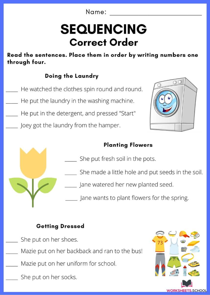 10 Printable Sequencing Worksheets Free EduWorksheets 10 Printable Sequencing Worksheets Free EduWorksheets