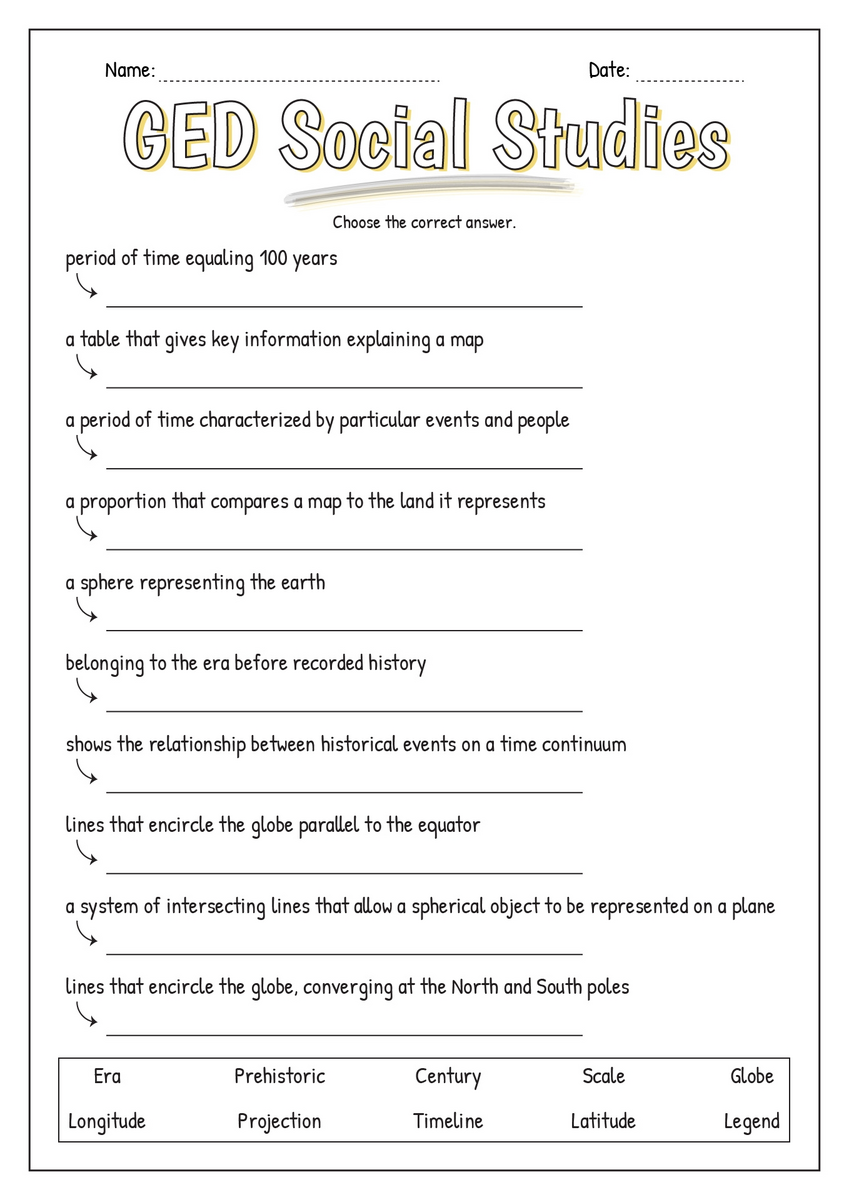11 GED Reading Comprehension Worksheets Free PDF At Worksheeto