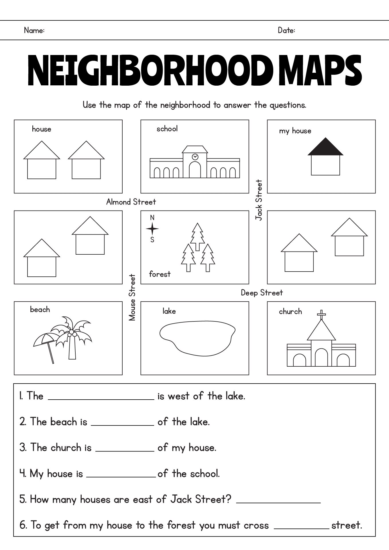 11 Map Key Worksheets For Kindergarten Free PDF At Worksheeto