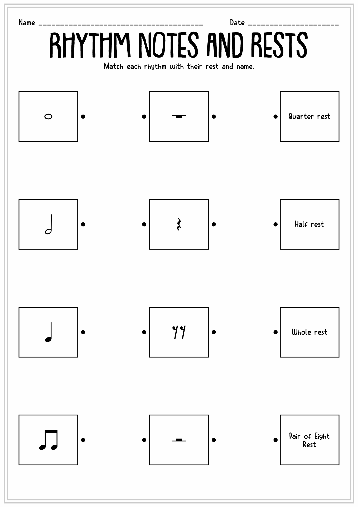 11 Music Theory Worksheets Note Value Free PDF At Worksheeto