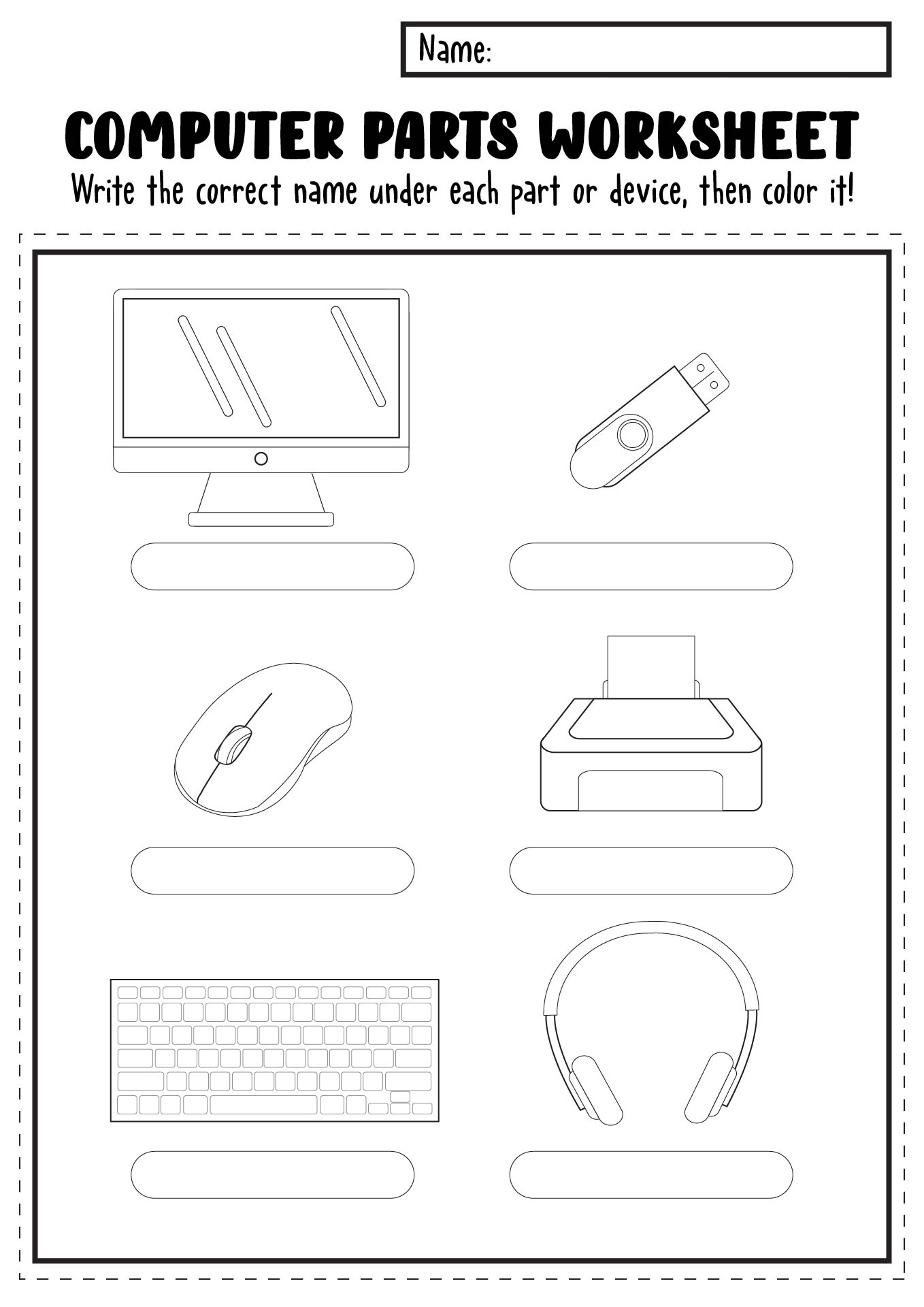 12 Computer Coloring Worksheets Free PDF At Worksheeto 12 Computer Coloring Worksheets Free PDF At Worksheeto