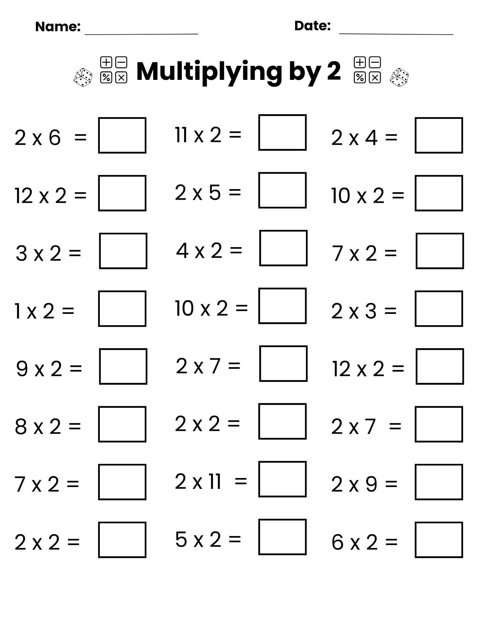 12 Printable Multiplication Worksheets 1 12 Times Tables Maths Drills Etsy 12 Printable Multiplication Worksheets 1 12 Times Tables Maths Drills Etsy