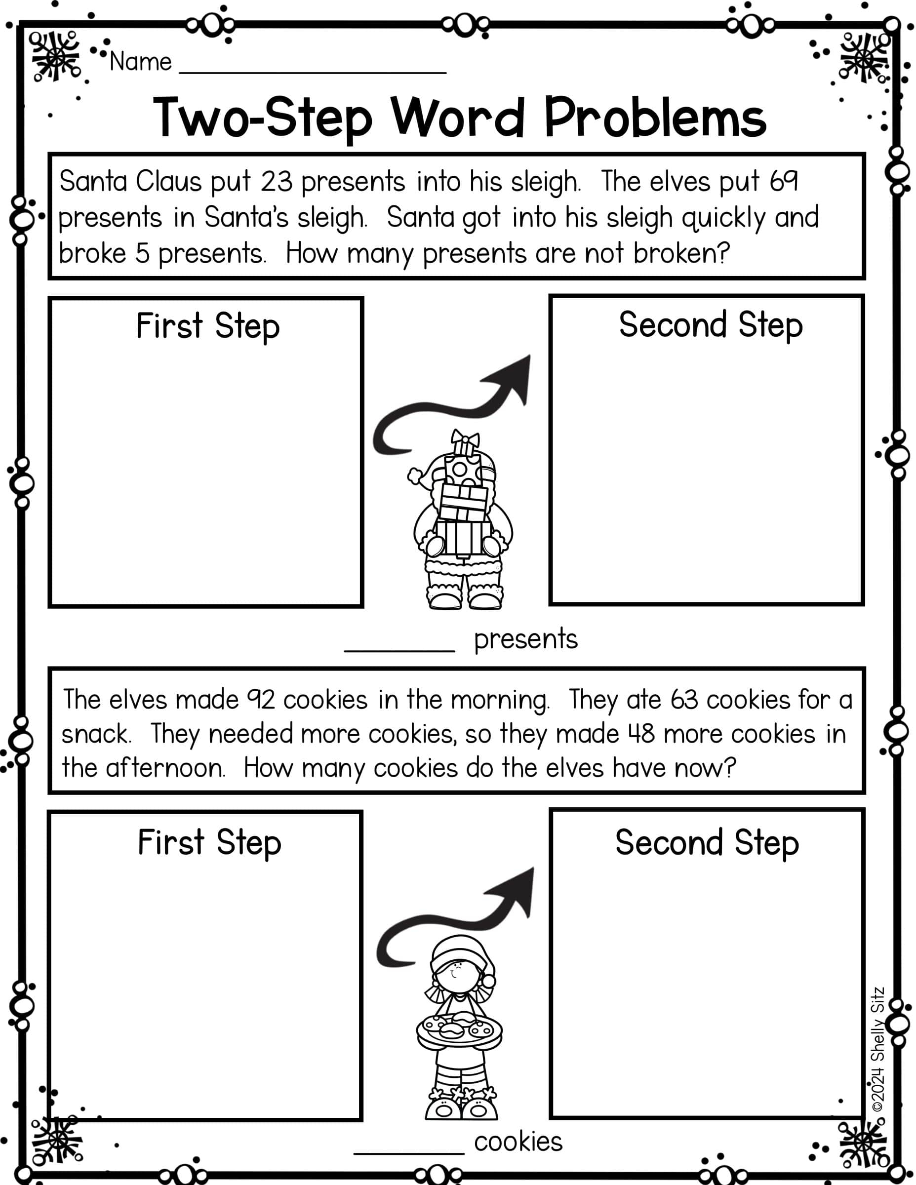13 Free Christmas Worksheets For Second Grade Second Grade Teaching Blog