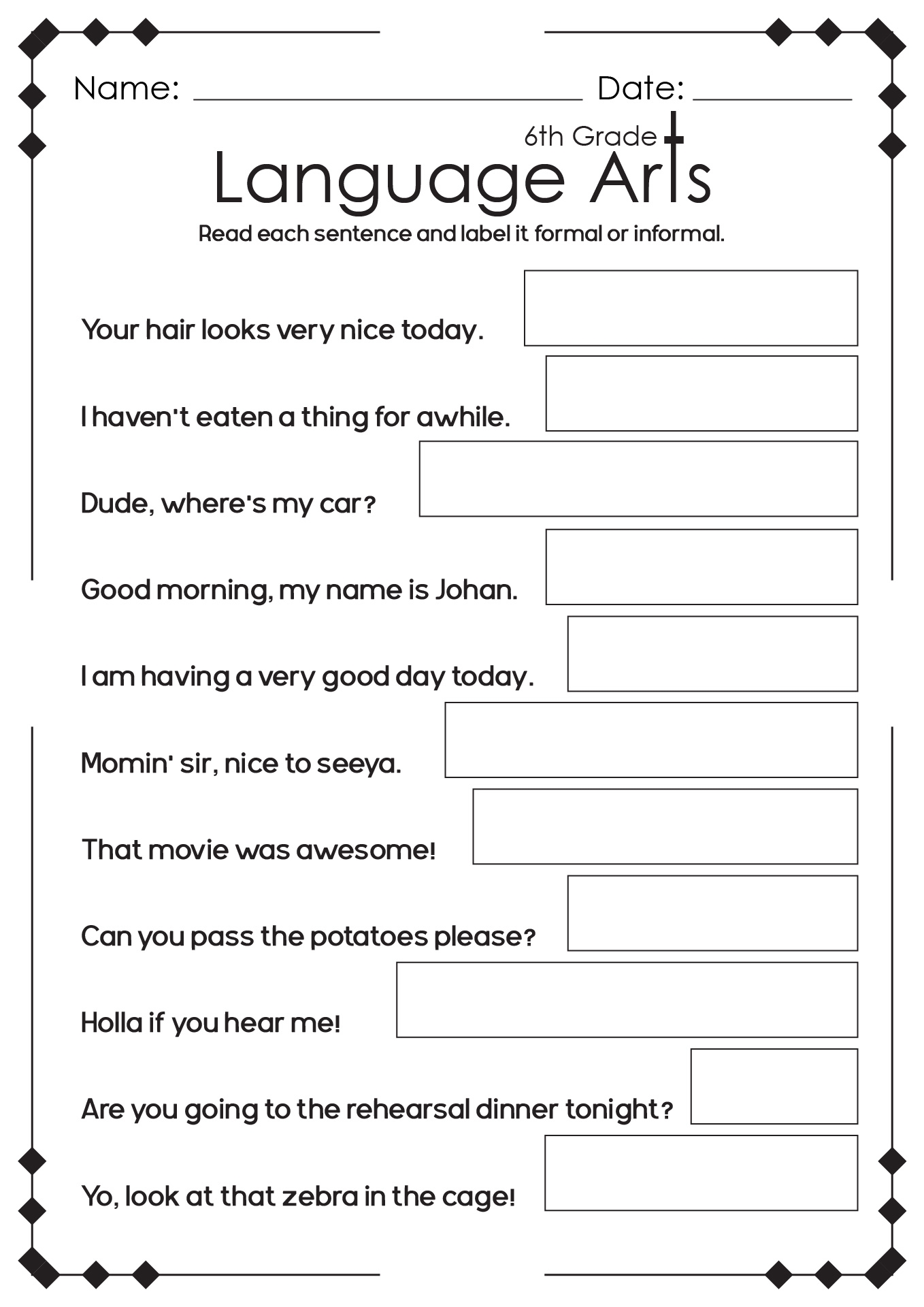 13 High School English Language Arts Worksheets Free PDF At Worksheets Library
