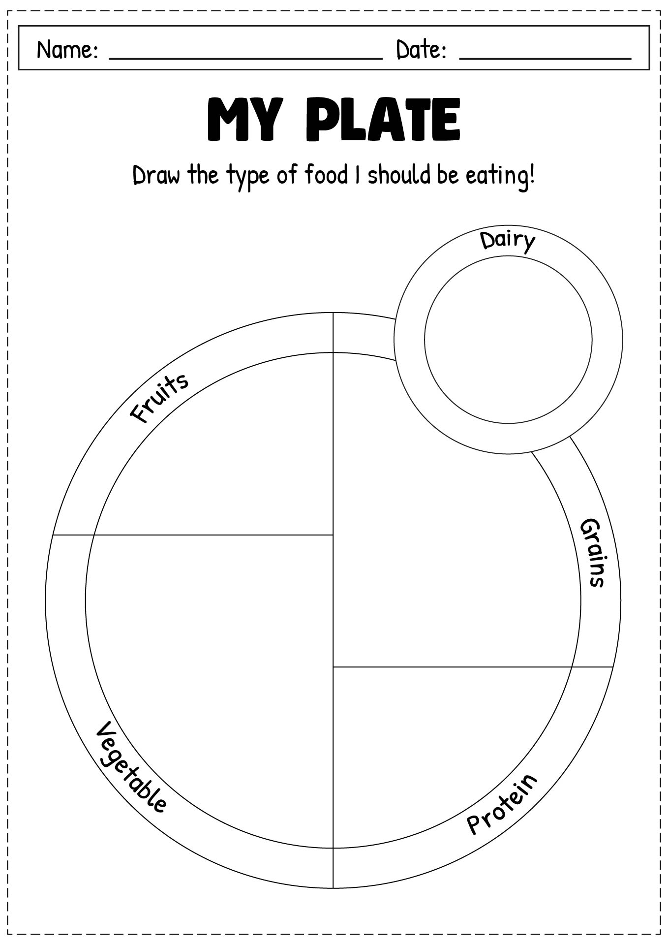 14 Healthy Eating Plate Printable Worksheet Free PDF At Worksheeto