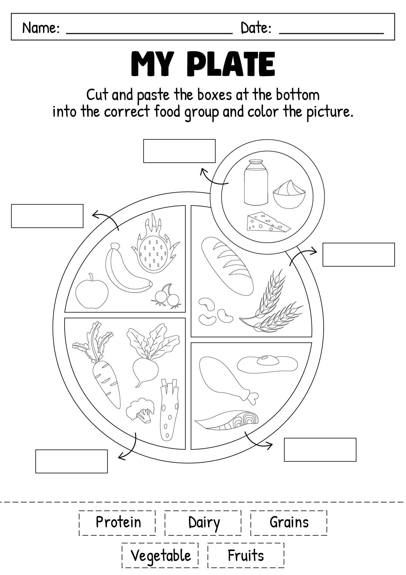 14 Healthy Eating Plate Printable Worksheet Free PDF At Worksheeto
