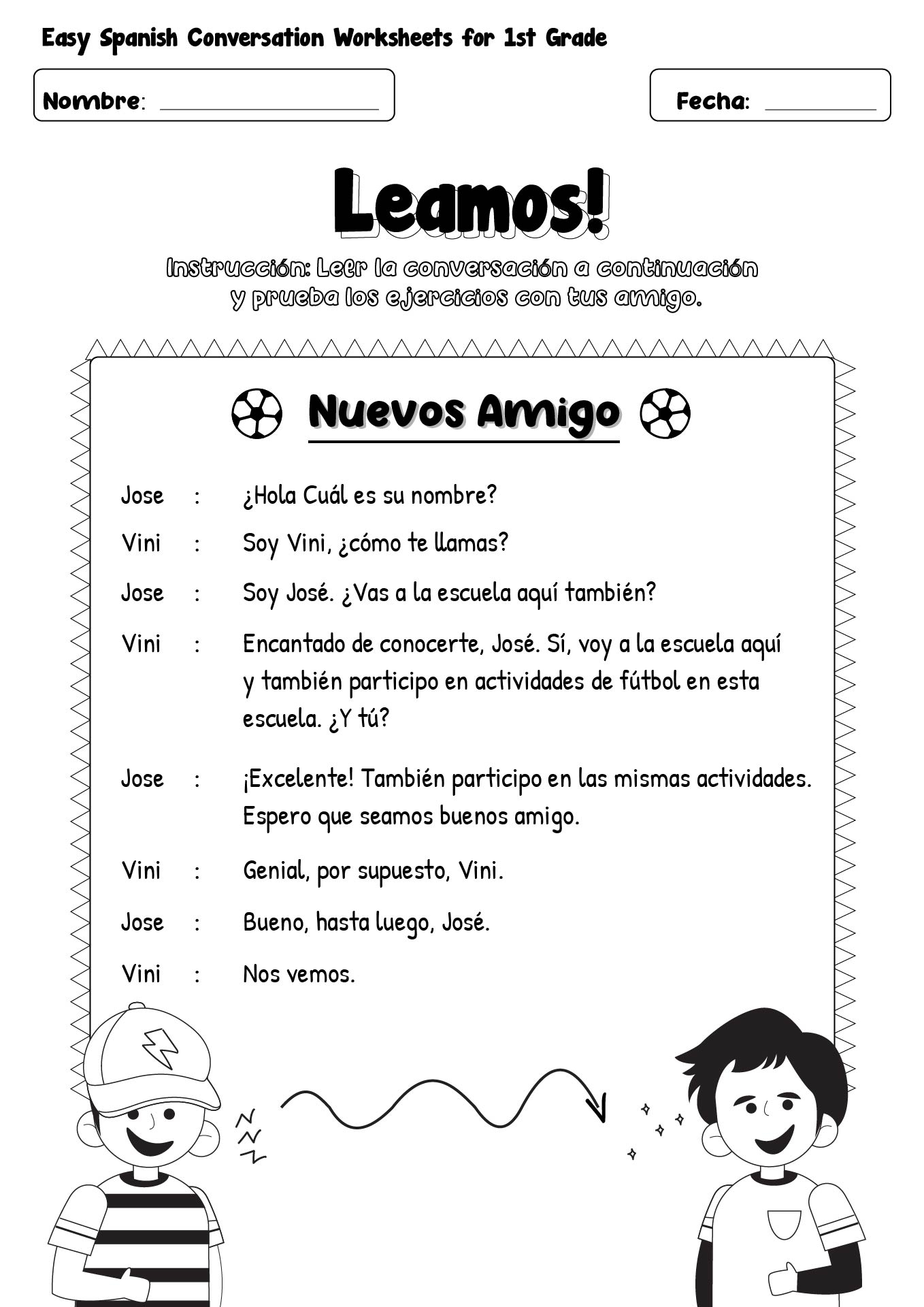 Having A Phone Conversation In Spanish PDF Worksheet Spanish Learning Lab