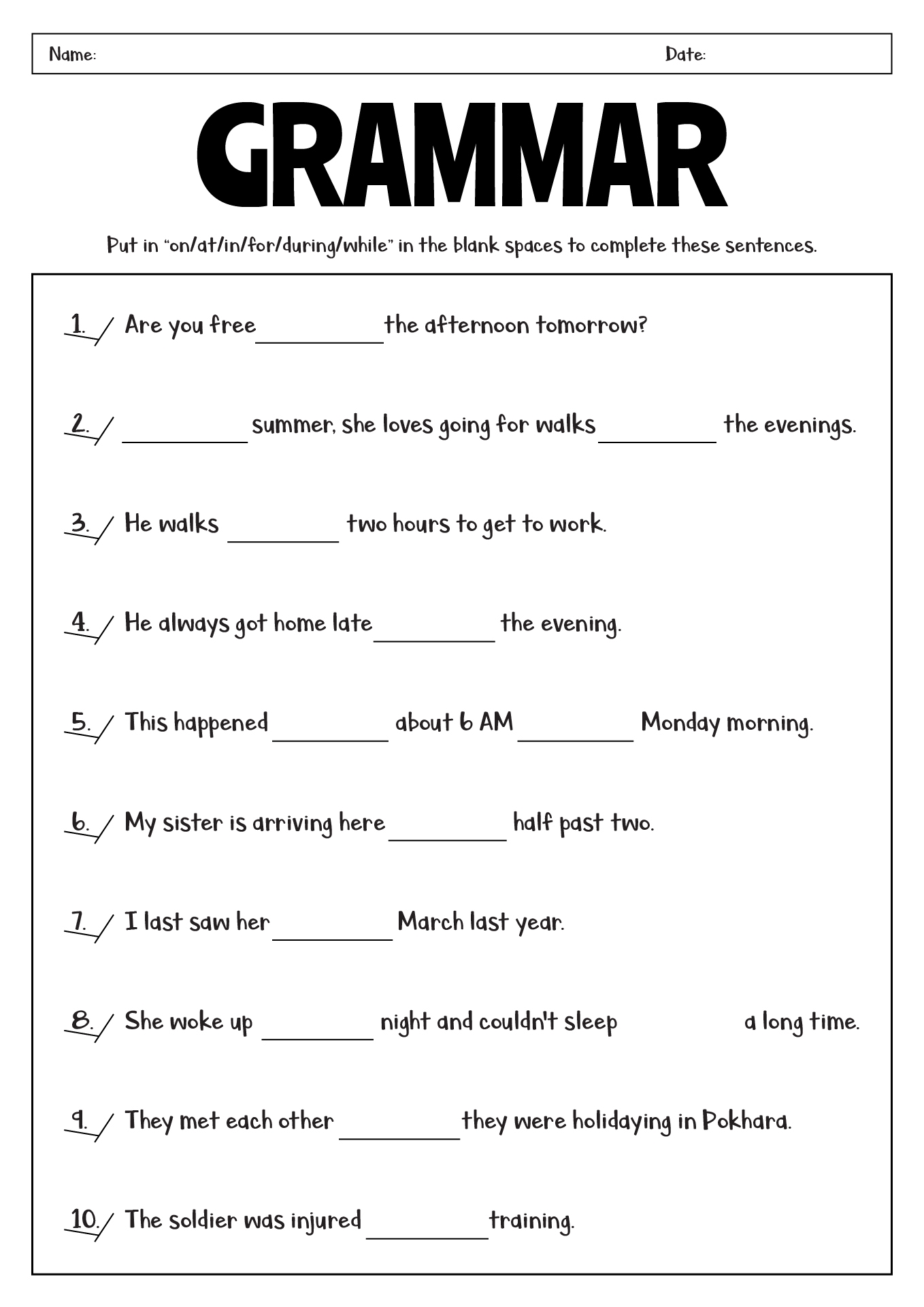 Free Printable Ninth Grade Math Practice Worksheet