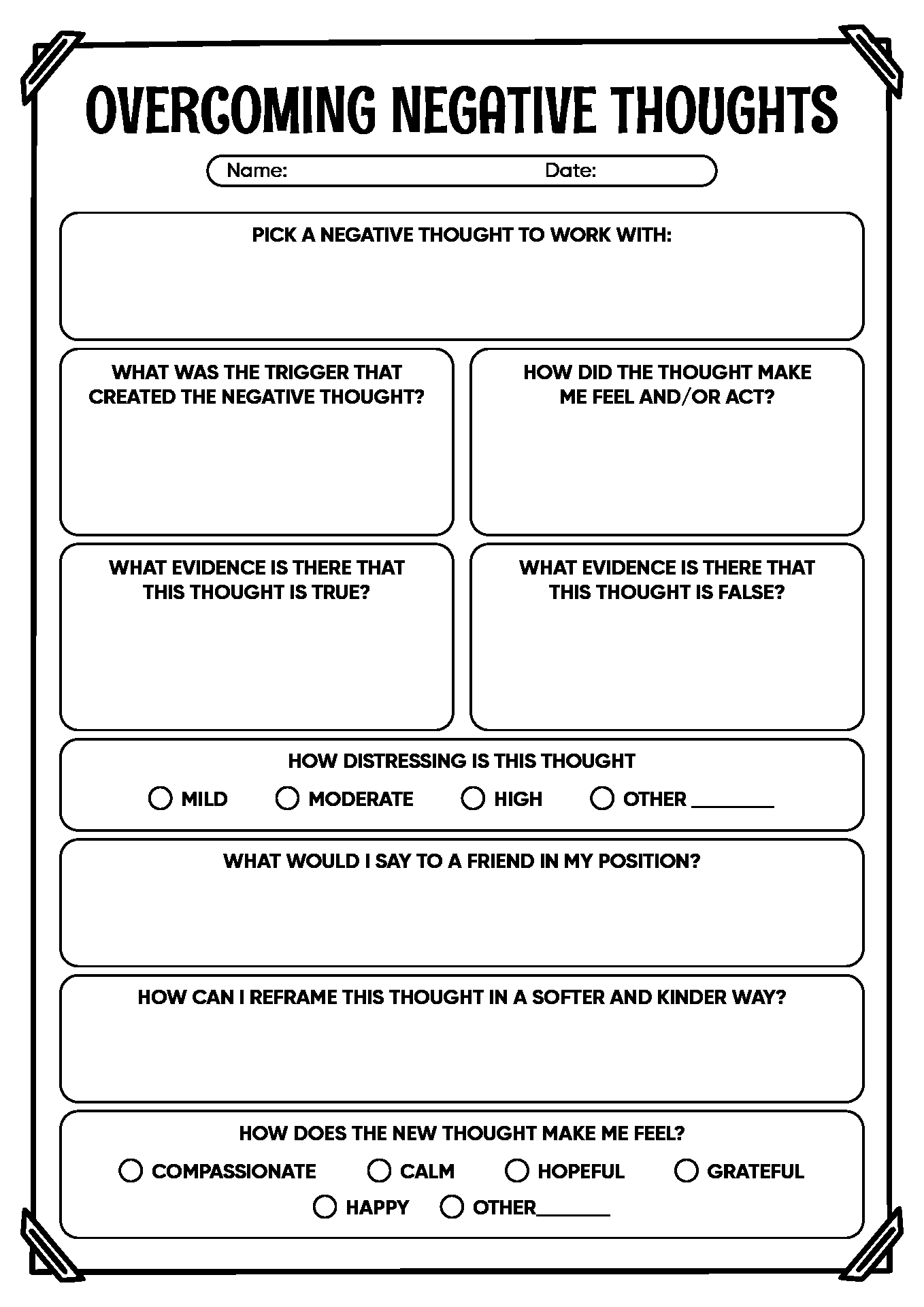 15 Therapy Worksheets CBT For Clients Free PDF At Worksheeto