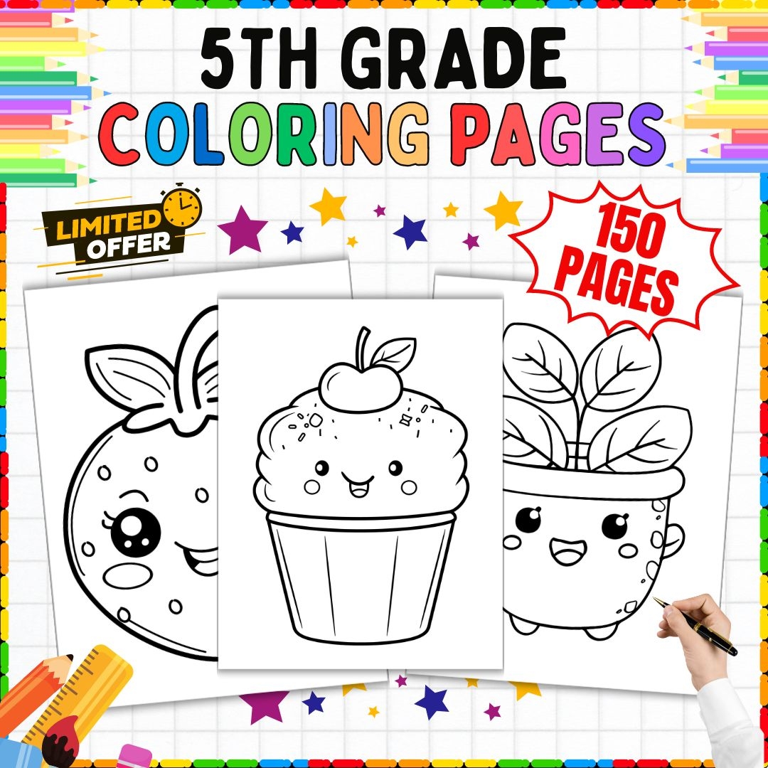 150 Coloring Worksheets For 5th Grade Back To School Printable Activity Pages Made By Teachers