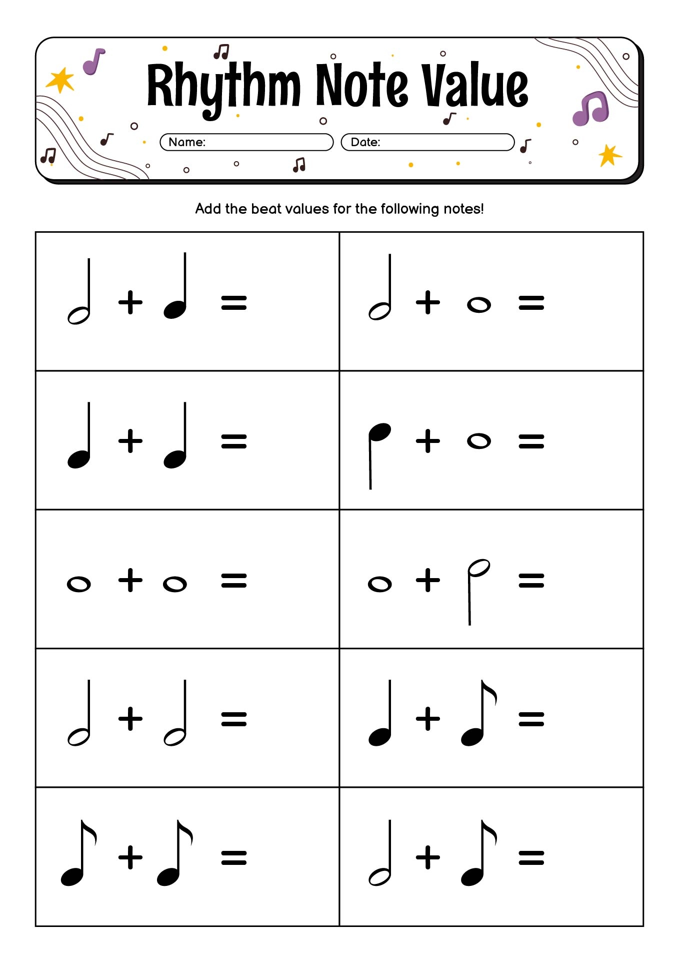 16 Rhythm Tree Worksheet Free PDF At Worksheeto