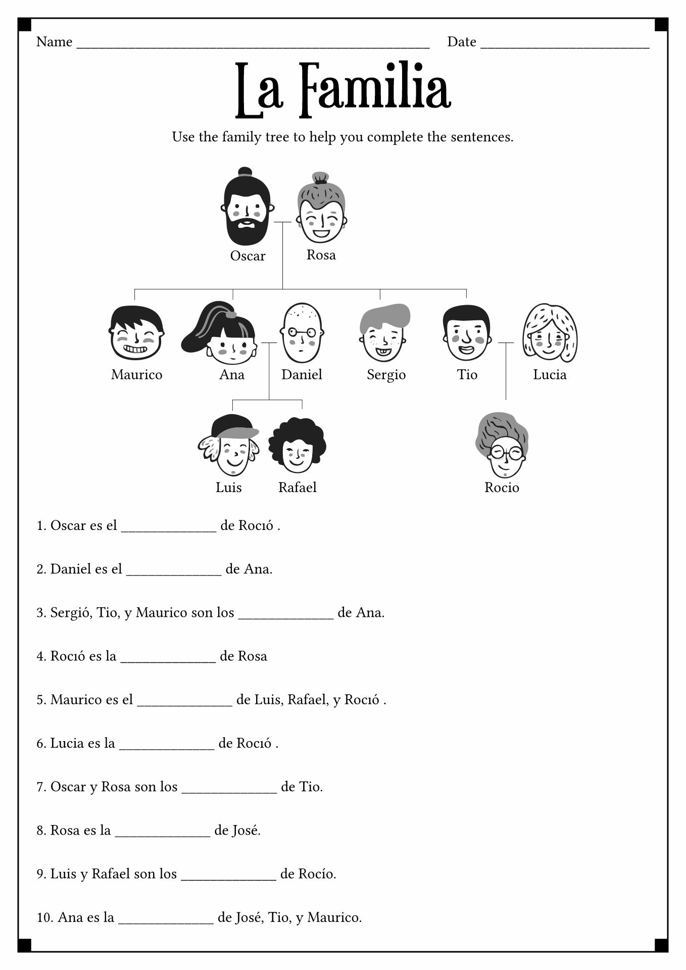 18 A Personal In Spanish Worksheet Free PDF At Worksheeto