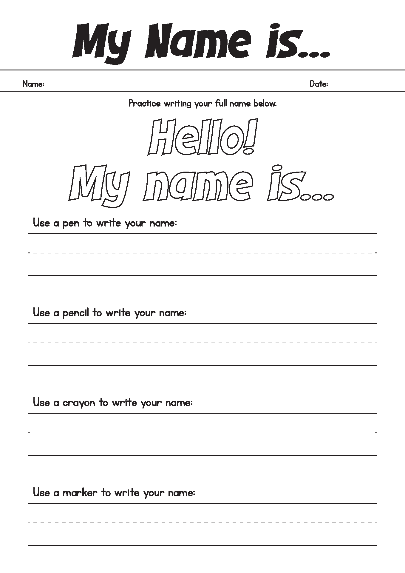 19 Writing Worksheets For 1st Graders Free PDF At Worksheeto