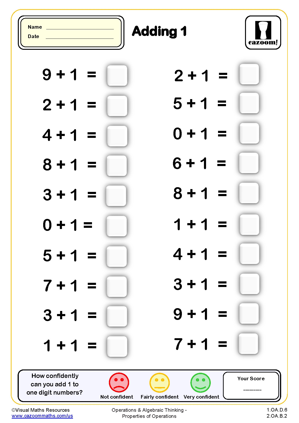 1st Grade Addition Worksheets PDF Printable Worksheets Cazoom Math