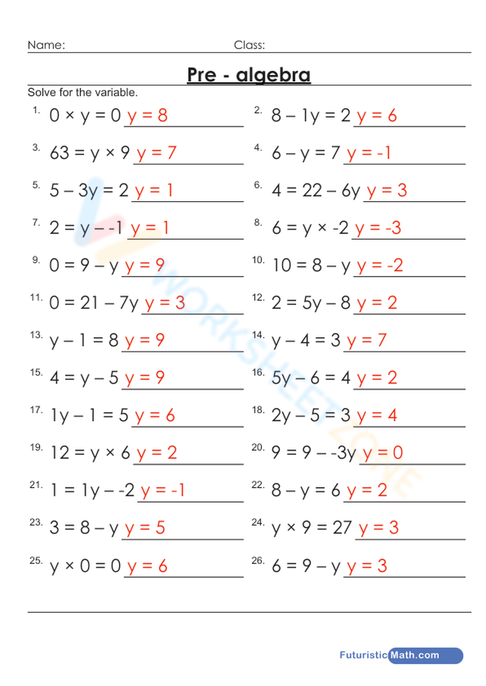 1st Grade Algebra Worksheets Printable 1st Grade Algebra Worksheets Printable