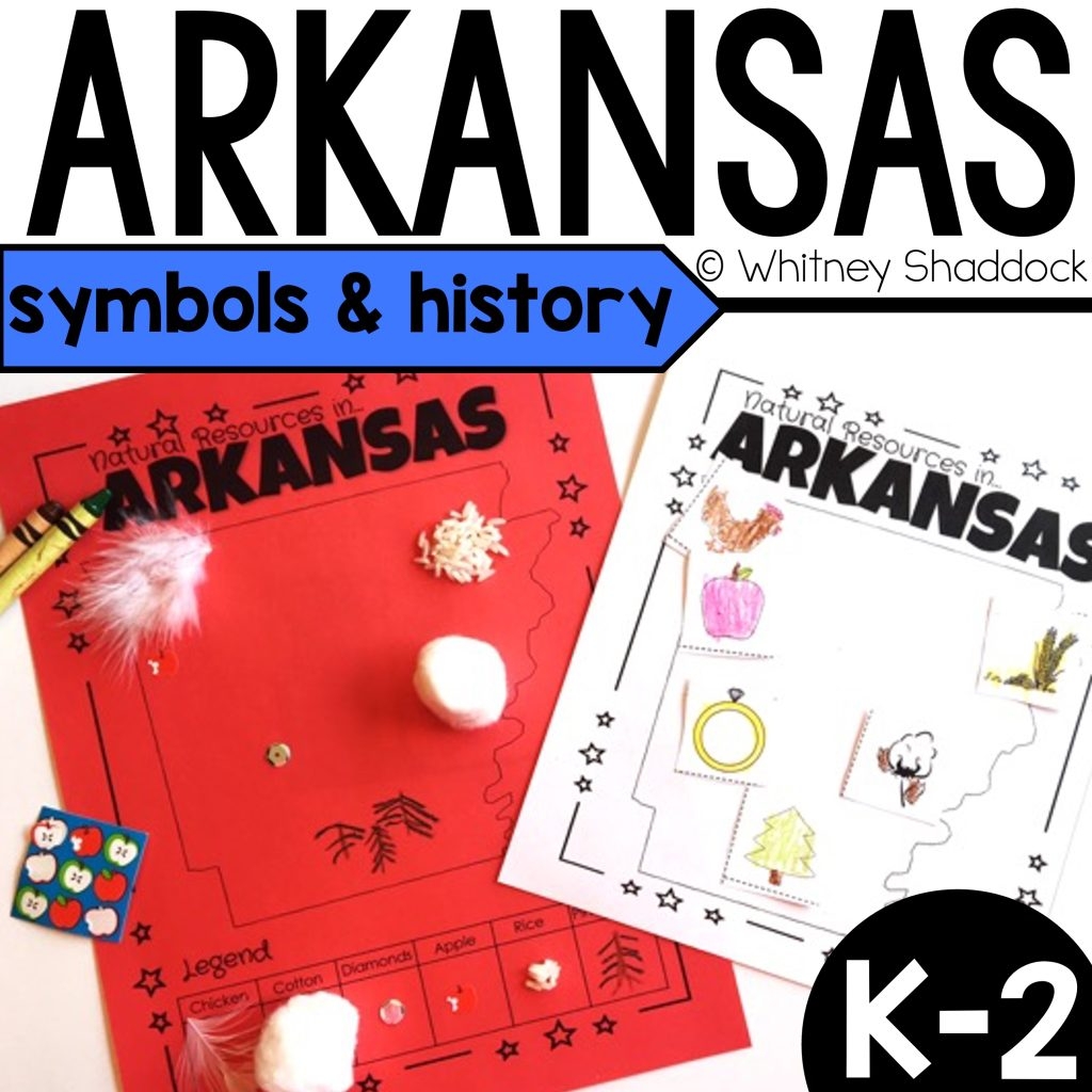 1st Grade Arkansas History For Kids State Flag Puzzles The First Grade Roundup