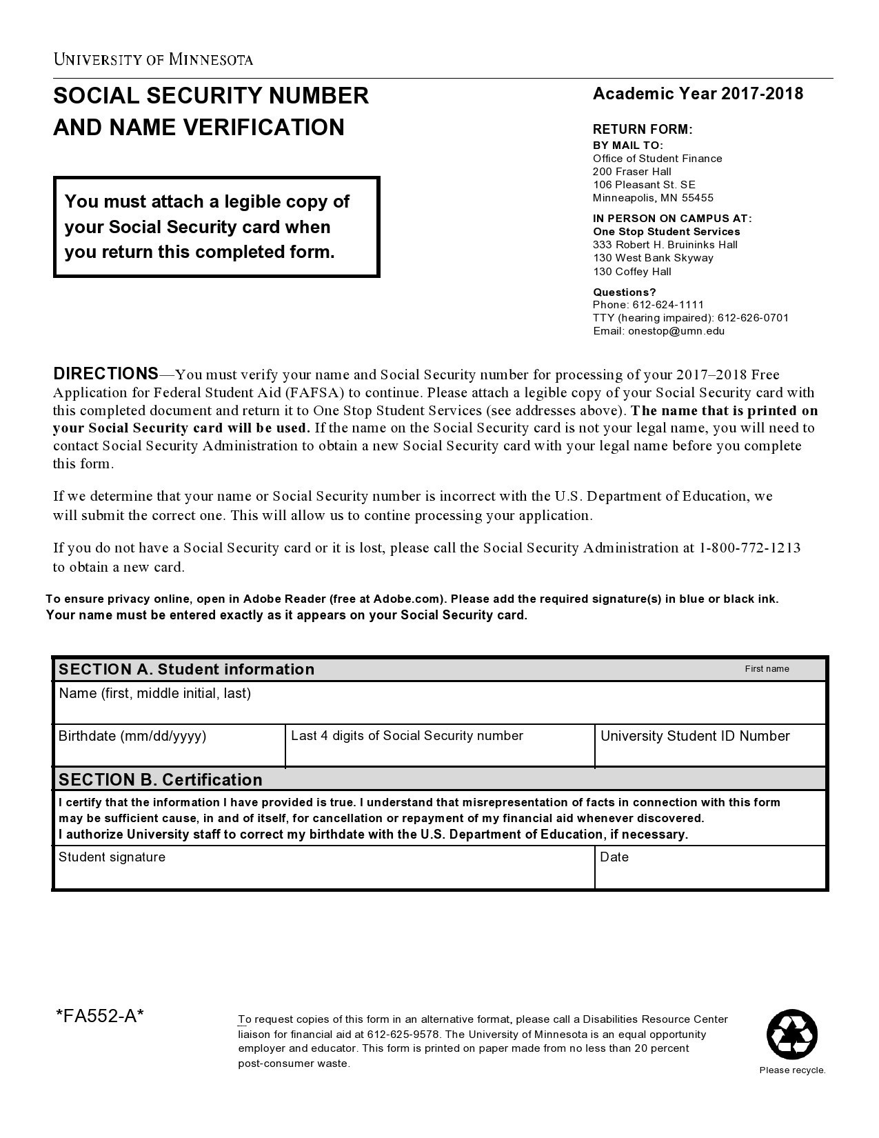 29 Social Security Number Verification Letters TemplateLab