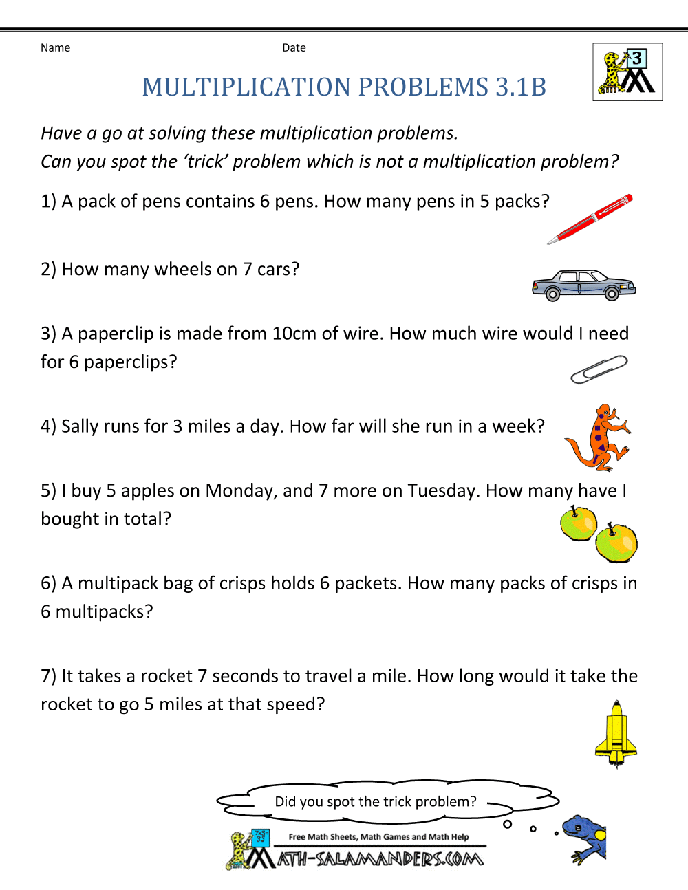 4 3rd Grade Math Word Problems Multiplication Word Problems Word Problem Worksheets Multiplication Problems