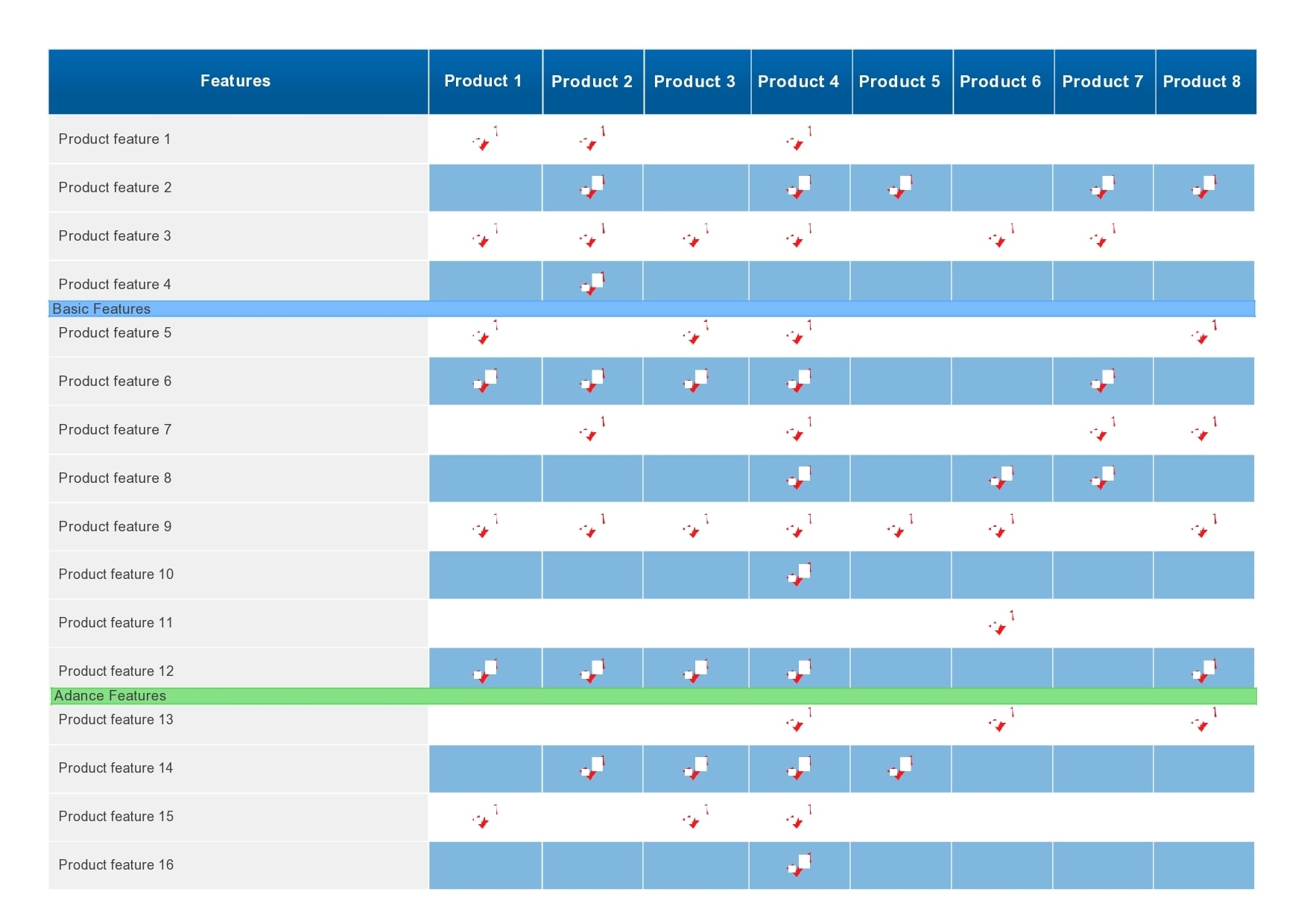 40 Free Comparison Chart Templates Excel TemplateArchive