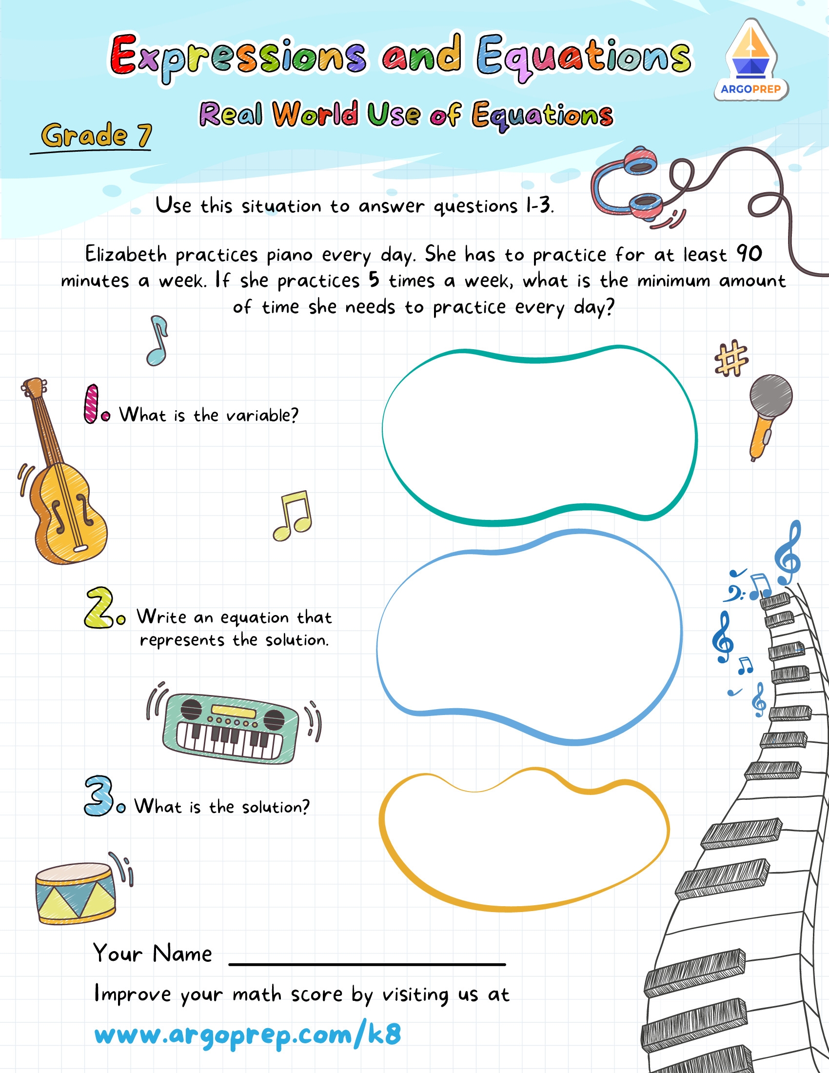 7th Grade Multiplication 2 Step Equations Worksheets For Free ArgoPrep