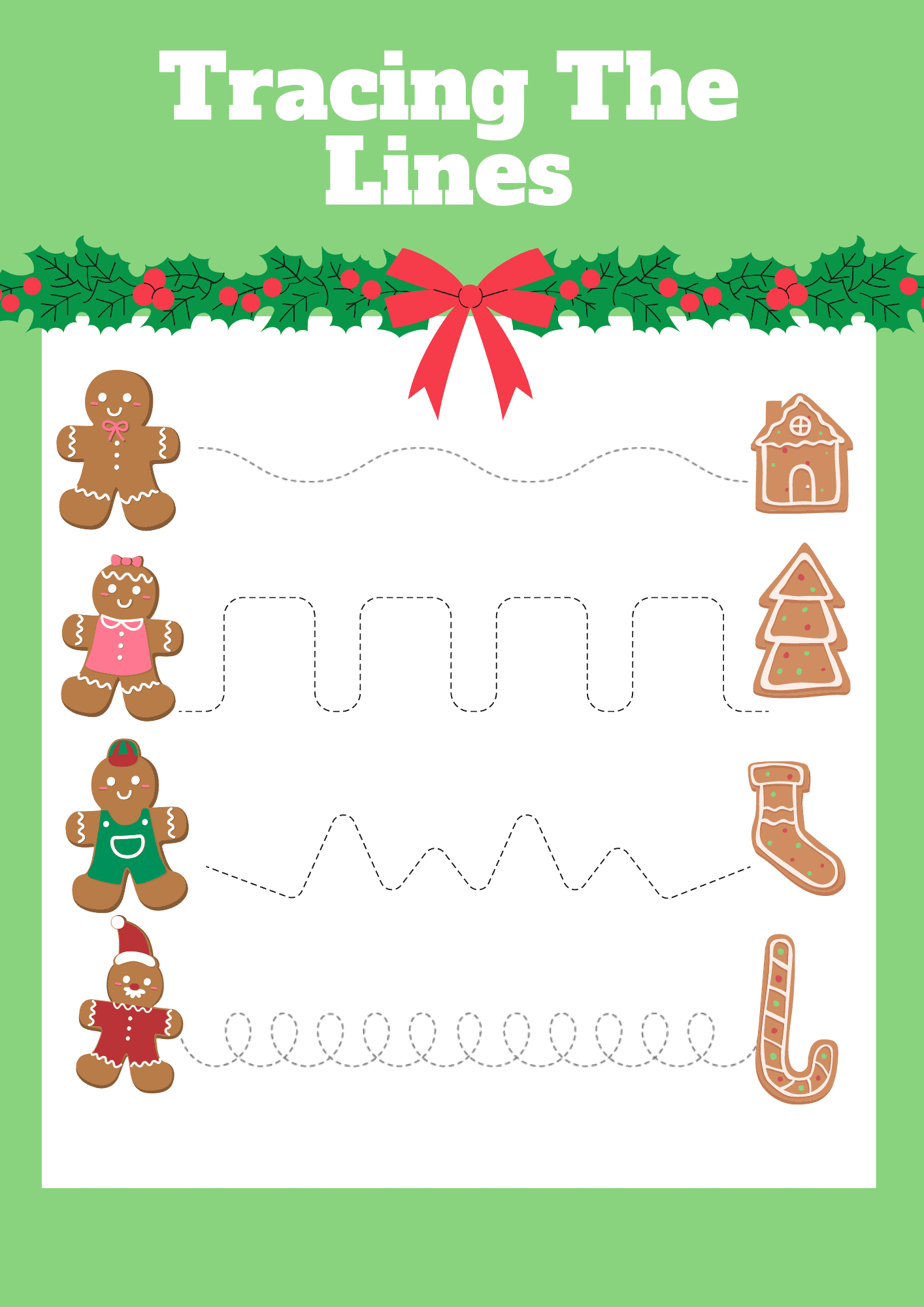 9 Free Christmas Gingerbread Man Worksheet Printables For 2026