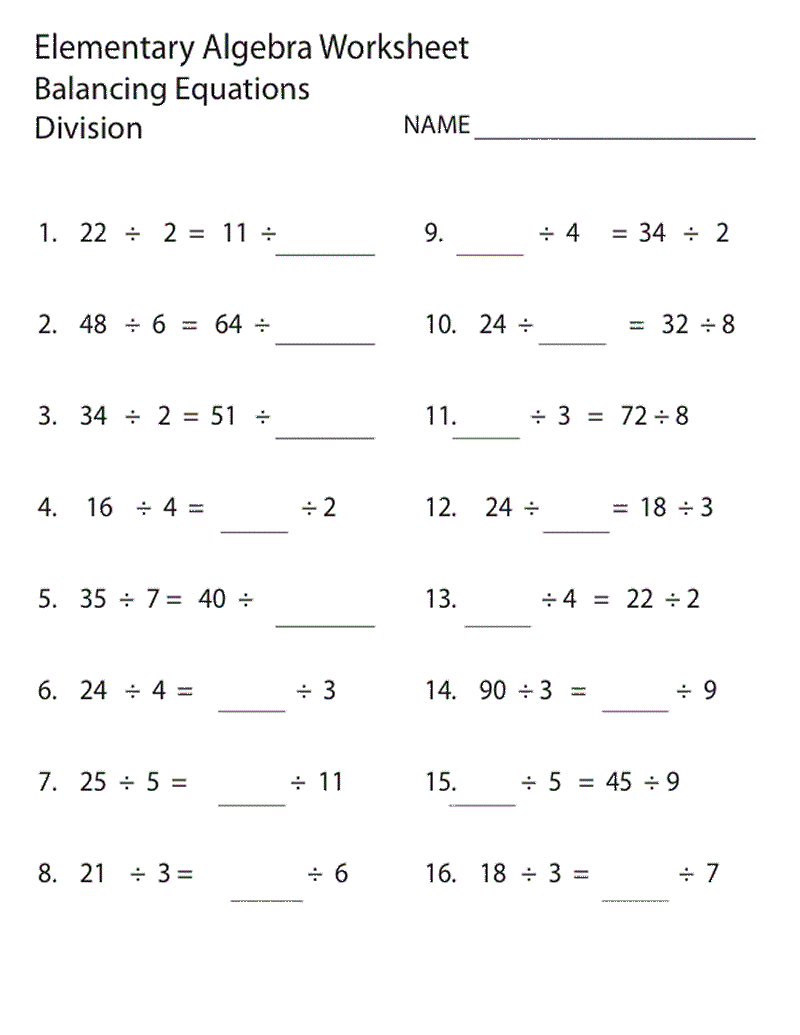 9th Grade Math Worksheets Learning Printable