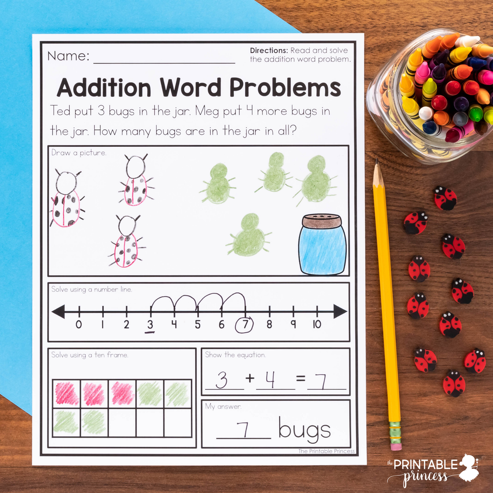 Addition And Subtraction Word Problems The Printable Princess Addition And Subtraction Word Problems The Printable Princess