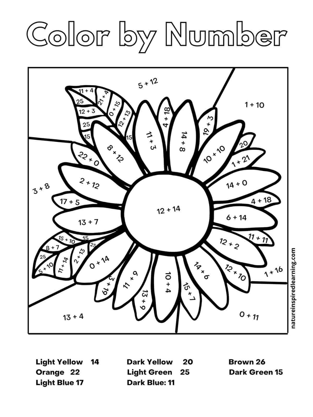 Making 10 Math Coloring Worksheet Free Printable Digital PDF