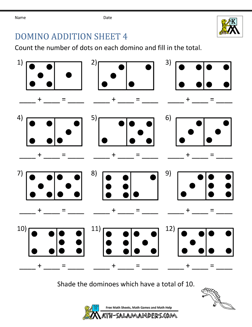 Addition Math Worksheets For Kindergarten Addition Math Worksheets For Kindergarten