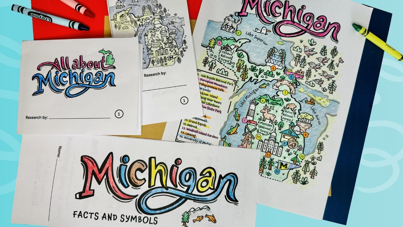 All About Michigan Worksheets Free Printables We Are Teachers