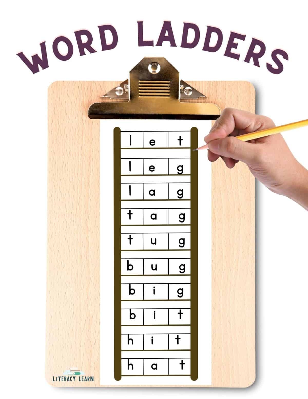 All About Word Ladders Plus Free Printables Literacy Learn