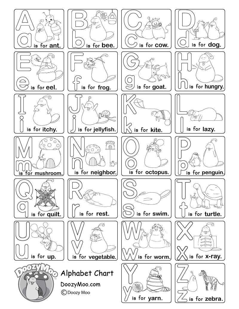 Alphabet Printables Preschool Mom