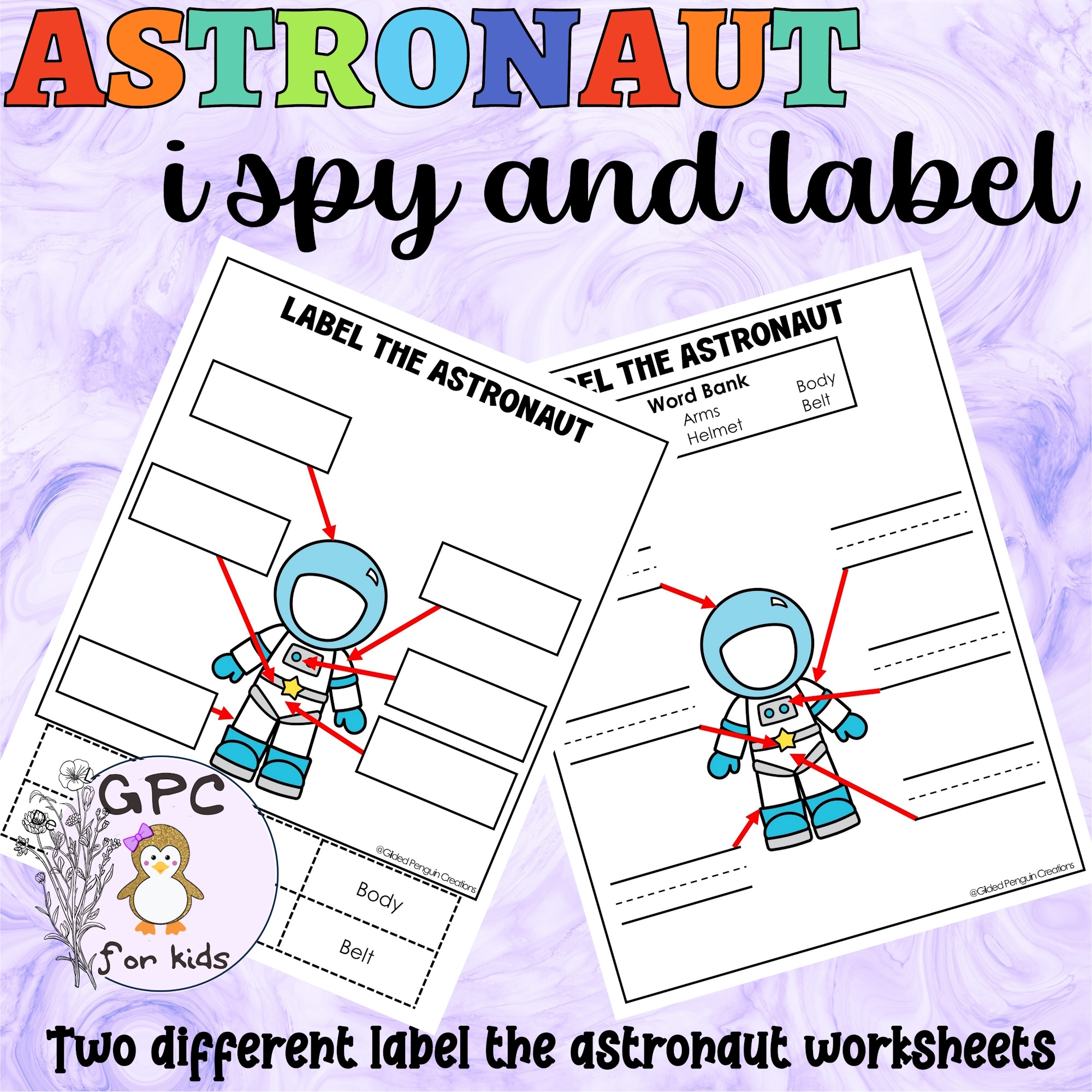 Astronaut Math I Spy Worksheets Count And Graph And Label The Astronaut Classful