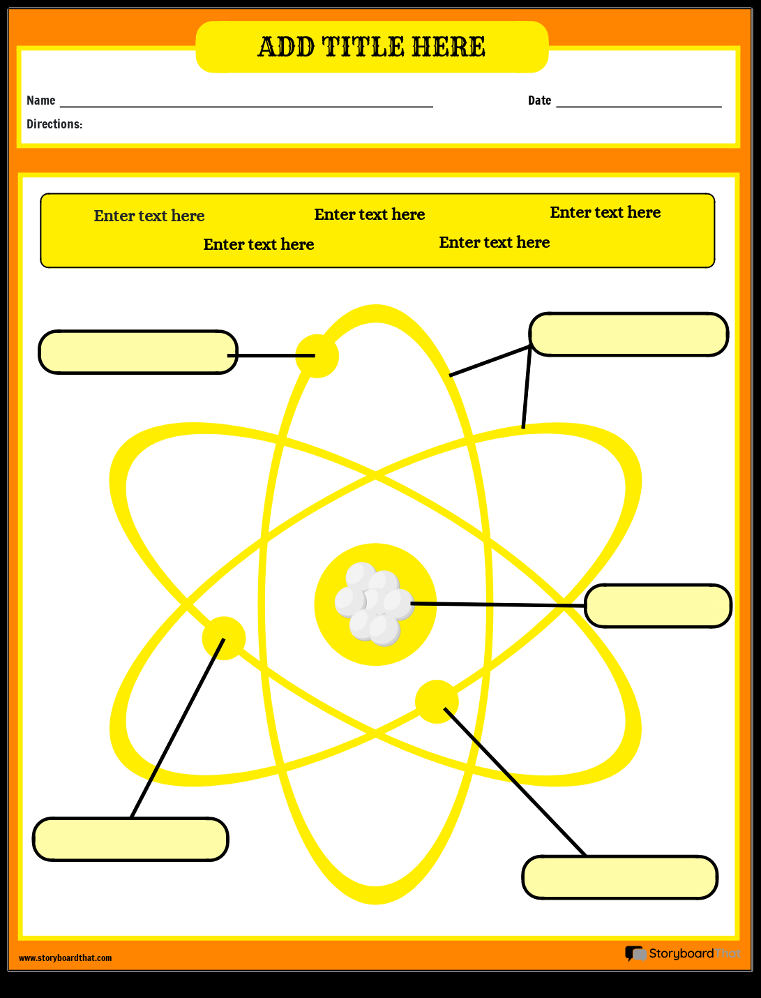 Atoms Molecules Worksheets Free Science Tools