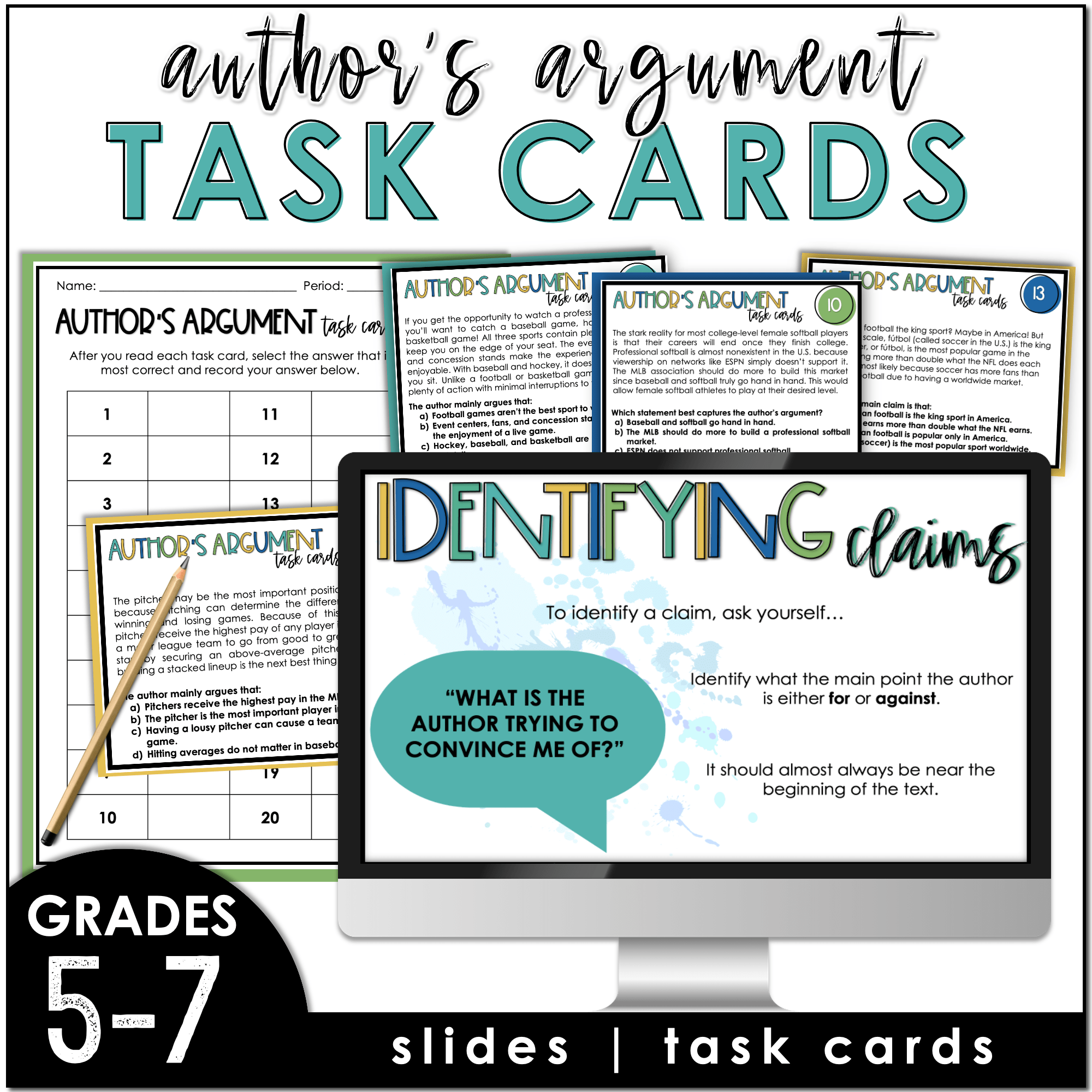 Evaluate Arguments Claims RI 7 8 RI 8 8 Reading Passages MagiCore
