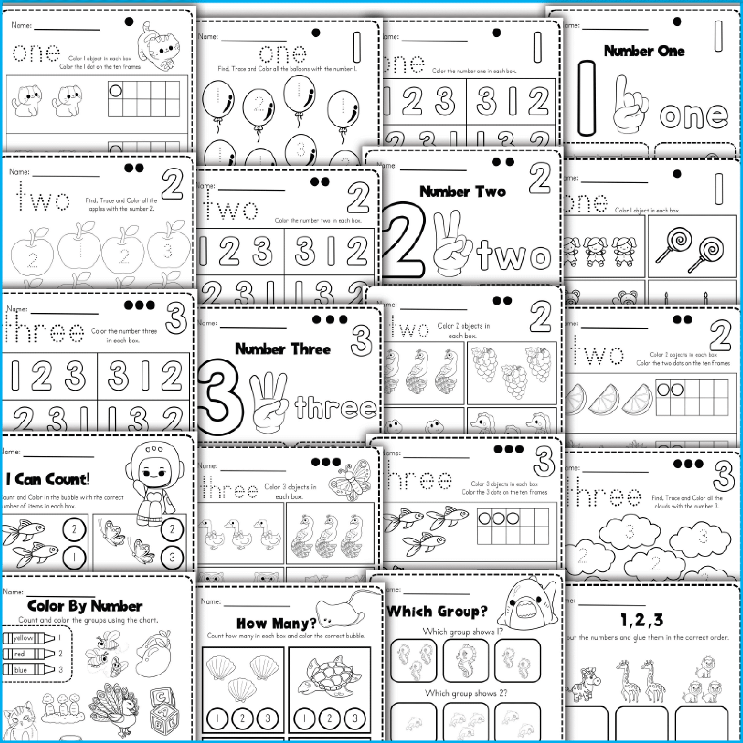 Back To School NO PREP Math And Literacy Packet Worksheets For Kindergarten Made By Teachers