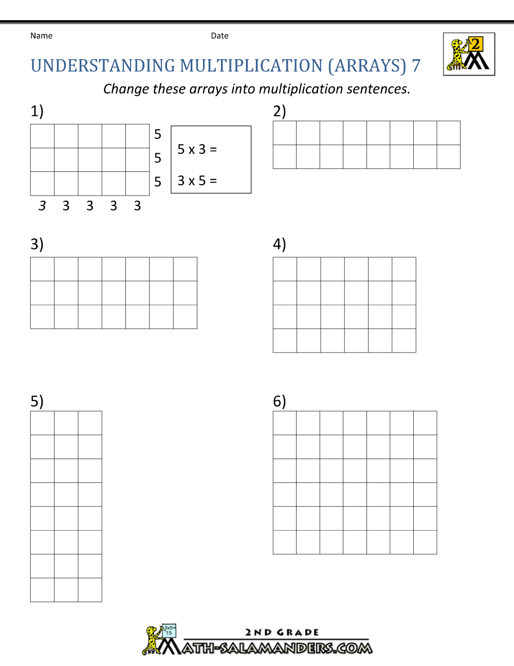 Beginning Multiplication Worksheets Beginning Multiplication Worksheets