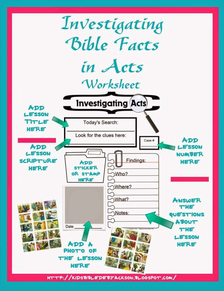 Bible Fun For Kids IFA Investigating Bible Facts In Acts Supplies Mary Scripture Quest Bible Worksheet For Catholic Youth Worksheets Library