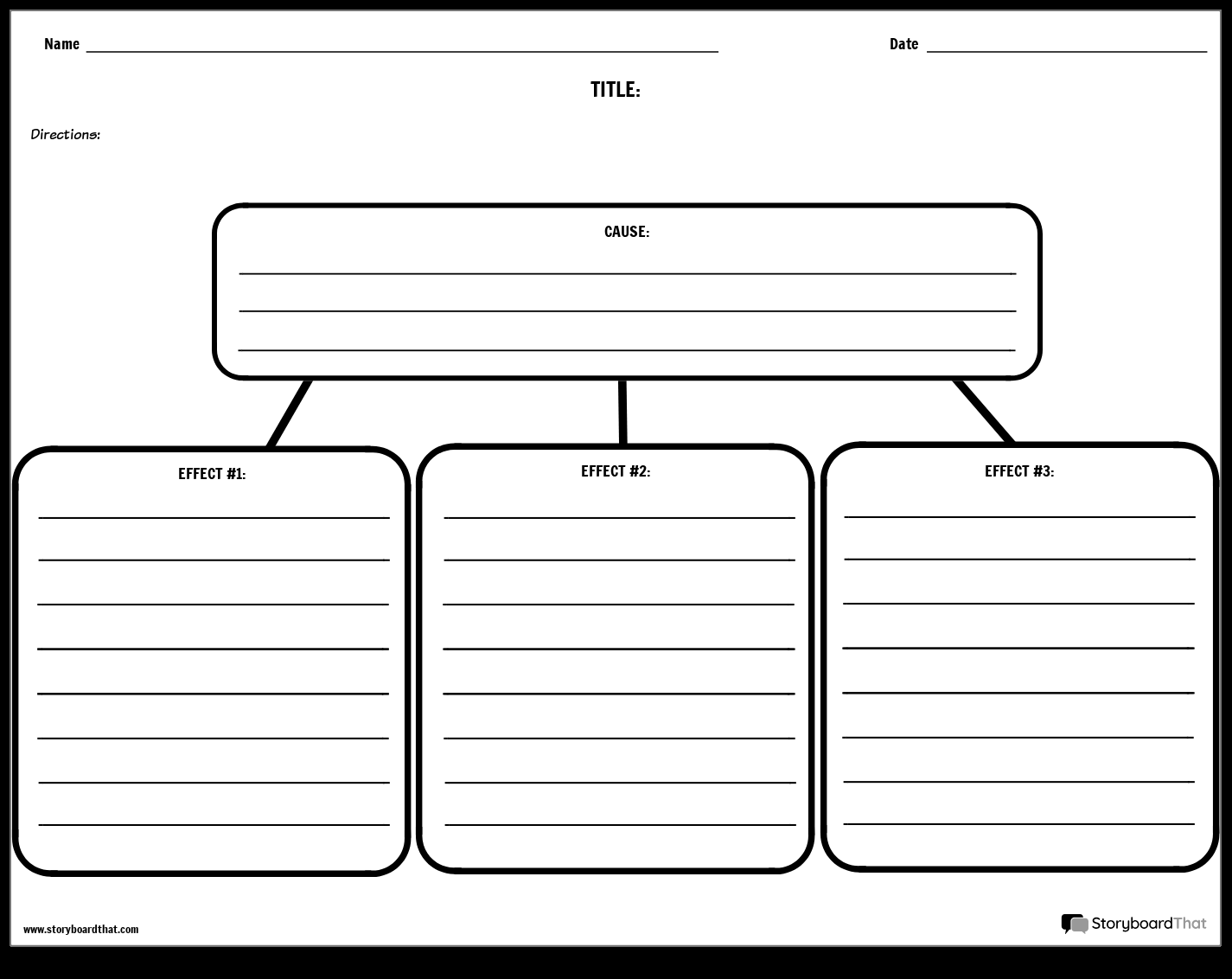 Cause Effect Worksheets By Storyboard That Free Templates Cause Effect Worksheets By Storyboard That Free Templates
