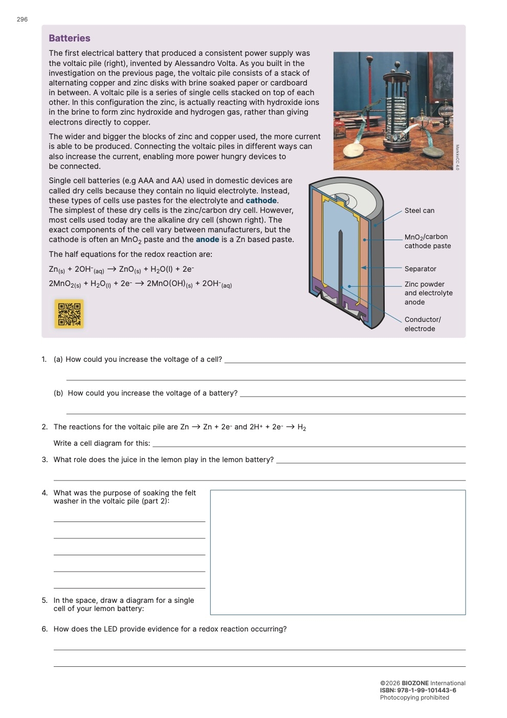 Chemistry Explained Student Edition BIOZONE Chemistry Explained Student Edition BIOZONE