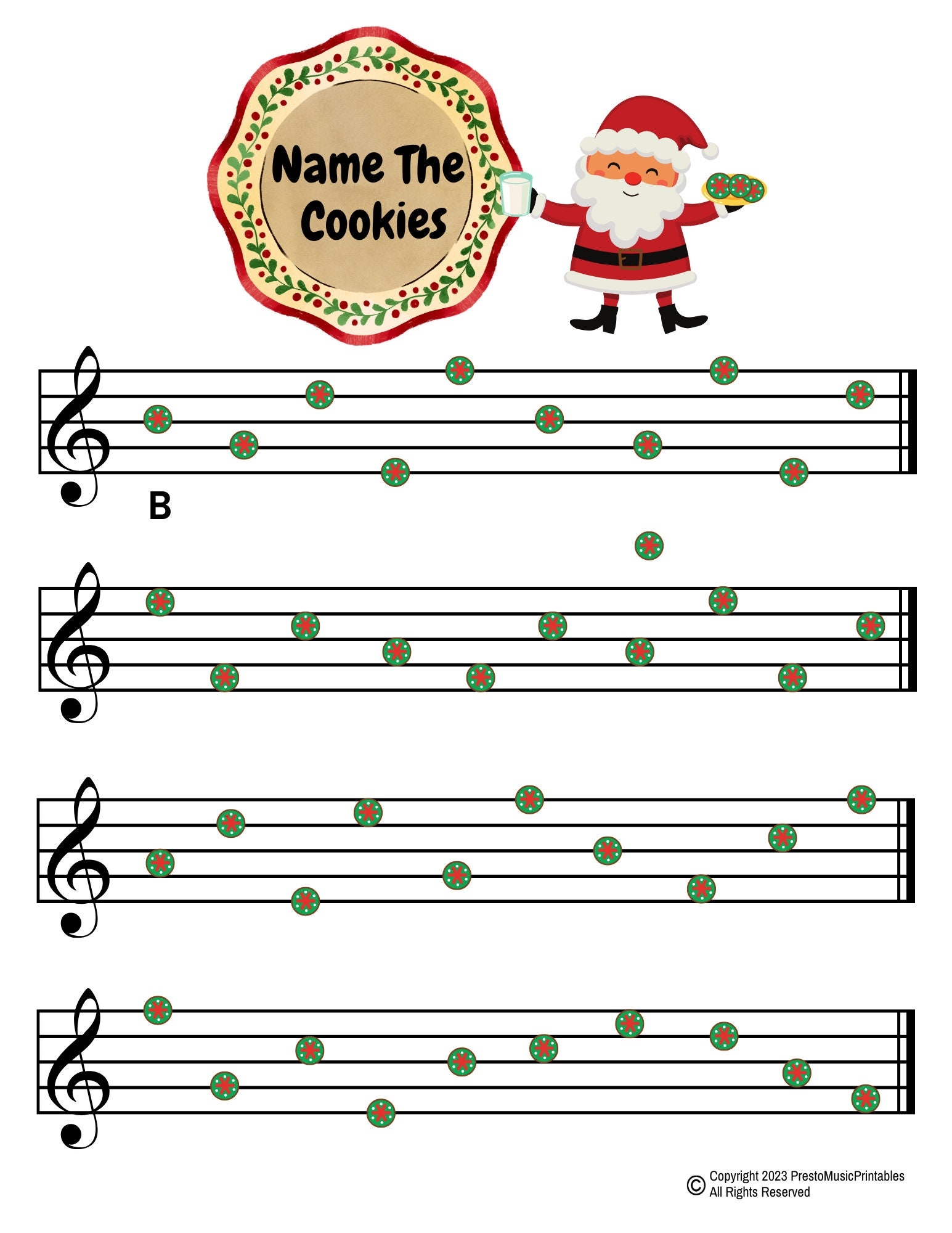 Christmas Music Worksheets Treble And Bass Clef Note Names Color By Note Music Symbols Christmas Piano Worksheets Beginner Piano Theory Etsy