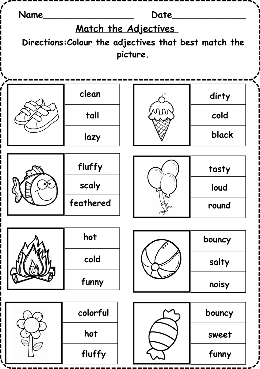 Adjectives And Nouns