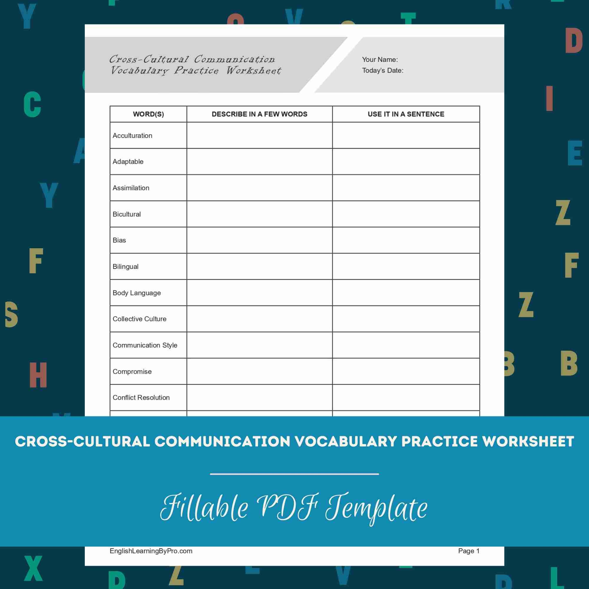 14 Free Printable English Worksheets Free PDF At Worksheeto