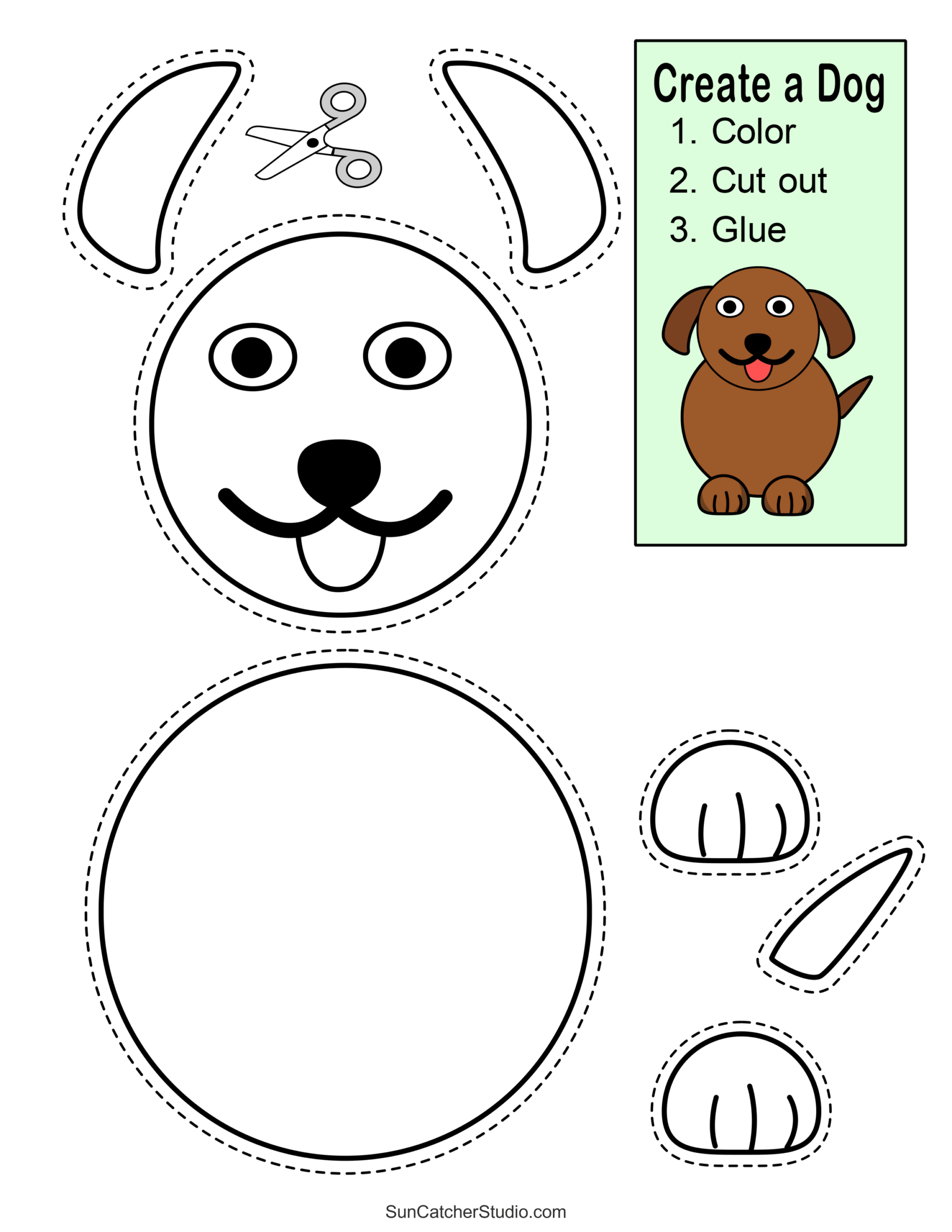 Cut And Paste Vocabulary Worksheet Free Printable Digital PDF