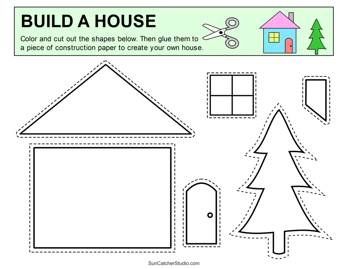 Cut And Paste Worksheets Printable Activities For Kids Free Printables Lettering SVG Files Tools Apps