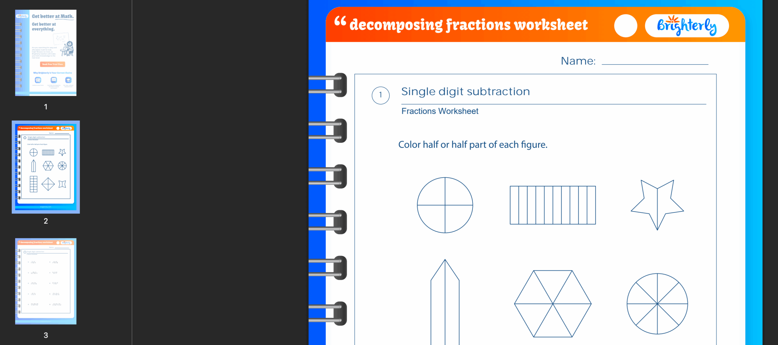 Decomposing Fractions Worksheets Free Printable Decomposing Fractions Worksheets Free Printable