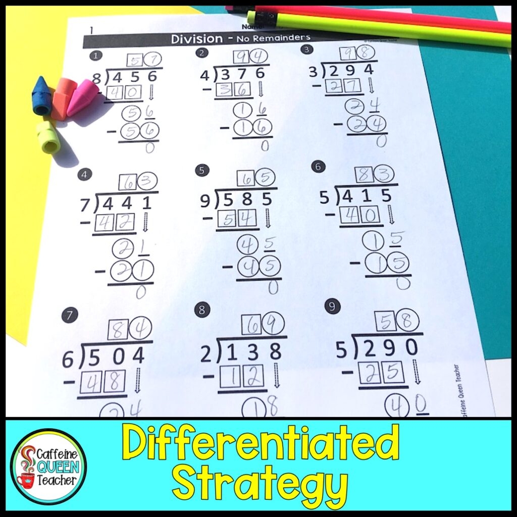 Division Worksheets Create Customize With Storyboard That