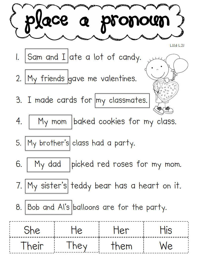 Discover 7 Pronouns And Pronoun Worksheets Ideas Grammar Worksheets 2nd Grade Worksheets Personal Pronouns And More